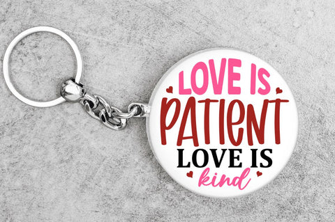 Valentines Keychain Svg Bundle SVG Regulrcrative 