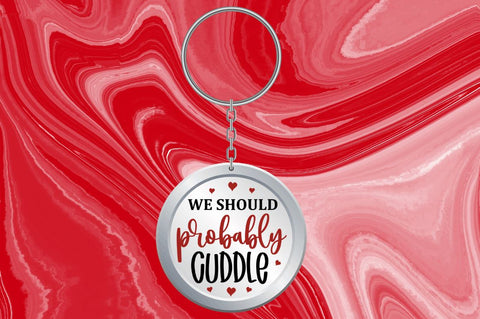 Valentines Keychain Svg Bundle SVG Regulrcrative 