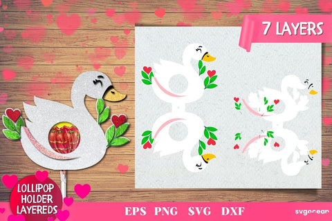 Valentines Lollipop Holders | Candy Holders | Svg Bundle | Cut File SVG SvgOcean 