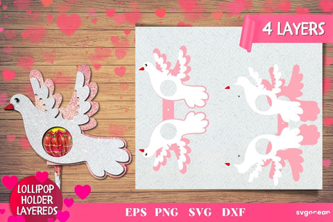 Valentines Lollipop Holders | Candy Holders | Svg Bundle | Cut File SVG SvgOcean 