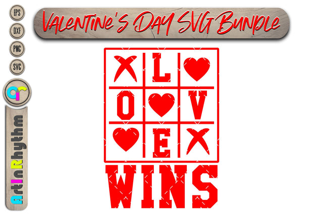 Valentines Love wins, Heart svg SVG Artinrhythm shop 
