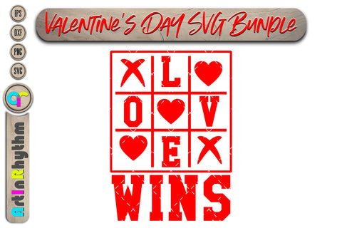 Valentines Love wins, Heart svg SVG Artinrhythm shop 