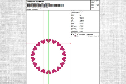 Valentines Monogram 4 Embroidery Designs Embroidery/Applique DESIGNS SvgOcean 