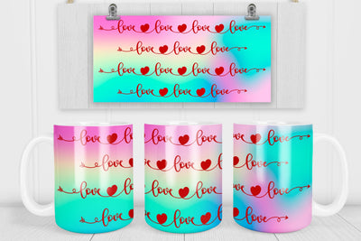 Valentines mug sublimation | Valentines love mug Sublimation Svetana Studio 