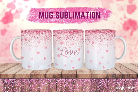 Valentines Mug Wrap | 11 oz | Sublimation Sublimation SvgOcean 