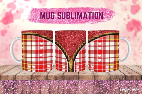Valentines Mug Wrap Sublimation Sublimation SvgOcean 