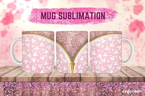 Valentines Mug Wrap Sublimation Sublimation SvgOcean 
