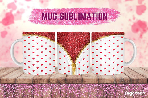 Valentines Mug Wrap Sublimation Sublimation SvgOcean 