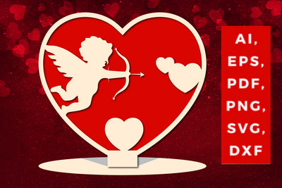 Valentine’s multi-layer heart stand SVG SVG MD JOYNAL ABDIN 