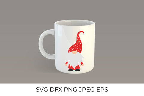 Valentines or Christmas gnome. Cute cartoon gnomie SVG LaBelezoka 