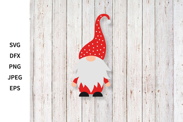 Valentines or Christmas gnome. Cute cartoon gnomie SVG LaBelezoka 