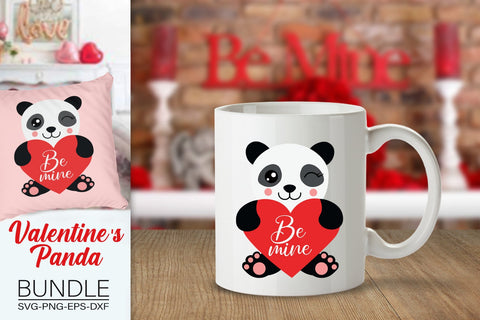 Valentine's Panda Bundle Svg, Valentine's Day Panda Svg, Valentine's Day Svg, Panda Svg Bundle SVG SvgMonkeys 