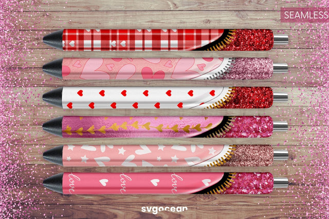 Valentines Pen Wraps Sublimation Sublimation SvgOcean 