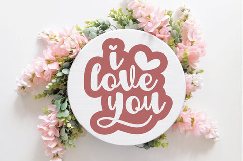 Valentines Round Sign Bundle - Valentine's Day SVG Bundle SVG Old Market 