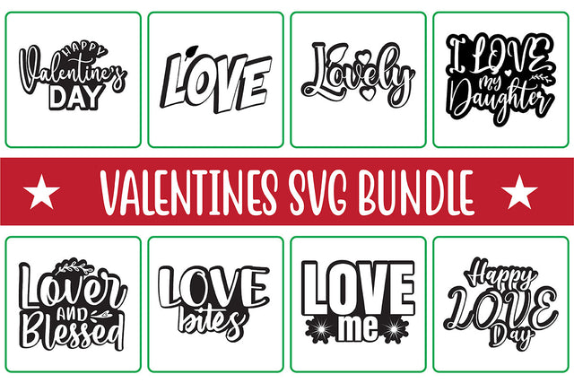 Valentines Sticker SVG Bundle SVG nirmal108roy 