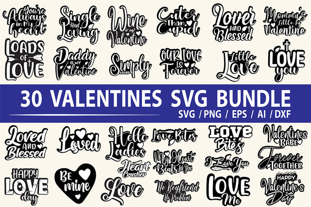 Valentines Sticker SVG Bundle SVG nirmal108roy 