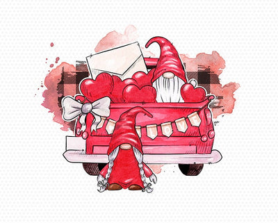 Valentine's Sublimation Graphics, Gnomes Valentine Day love Sublimation Design Digital Download Sublimation SVGoriginalcreations 