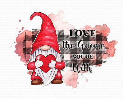 Valentine's Sublimation Graphics, Gnomes Valentine Day love Sublimation Design Digital Download Sublimation SVGoriginalcreations 