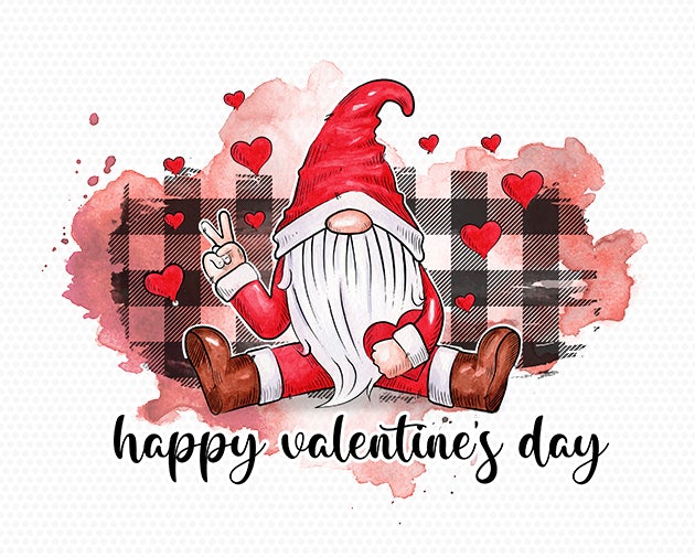 Valentine's Sublimation Graphics, Gnomes Valentine Day love Sublimation Design Digital Download Sublimation SVGoriginalcreations 