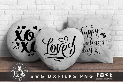 Valentines SVG bundle | 45 cut files SVG TheBlackCatPrints 