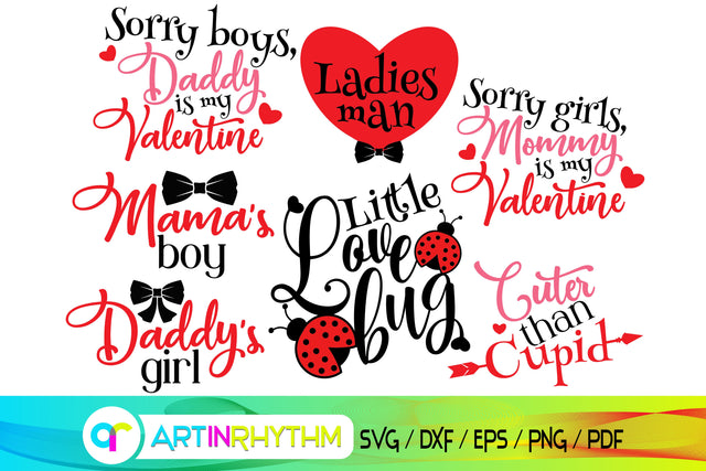 valentines svg bundle, happy valentine's day svg, valentines svg, valentine's day svg, love bug, cupid svg SVG Artinrhythm shop 