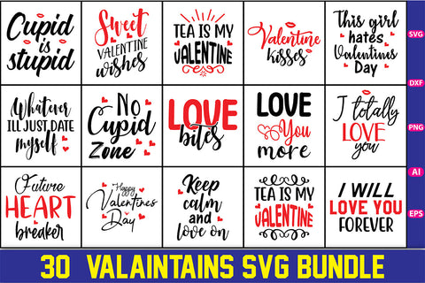 Valentines SVG Bundle, Love Bundle, Vol 07 SVG orpitasn 