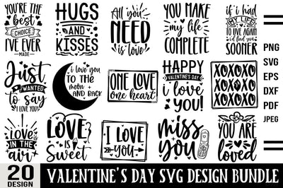 Valentine's SVG Bundle, Love Svg Design SVG FiveStarCrafting 