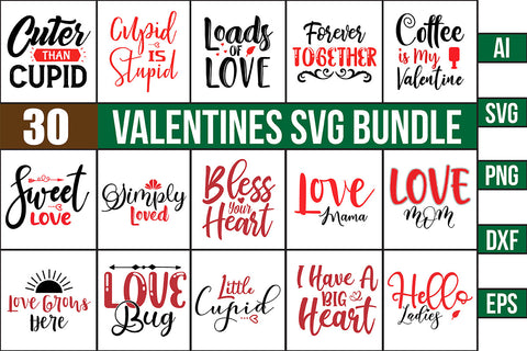 Valentines SVG Bundle SVG nirmal108roy 
