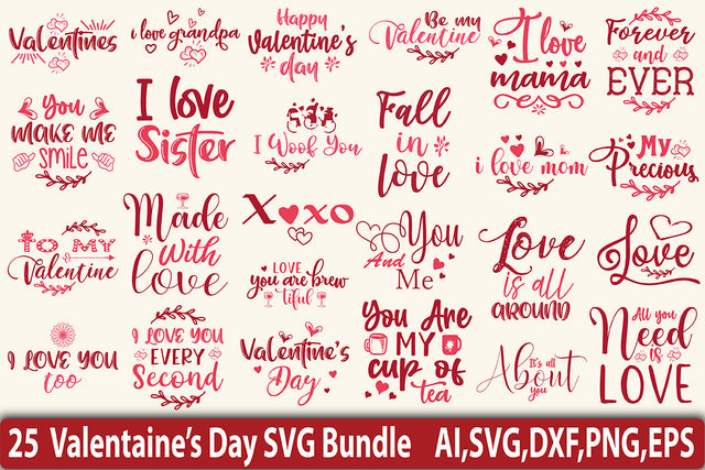 Valentines SVG Bundle SVG nirmal108roy 