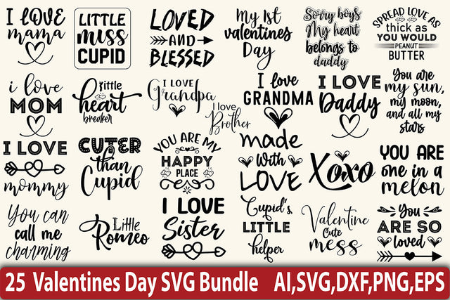 Valentines SVG Bundle SVG nirmal108roy 