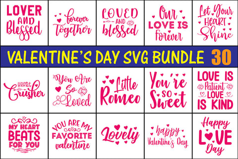 Valentines SVG Bundle SVG nirmal108roy 