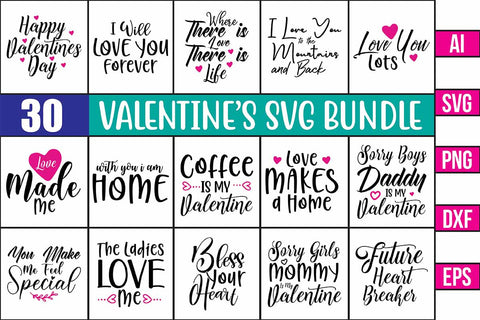 Valentines SVG Bundle SVG nirmal108roy 