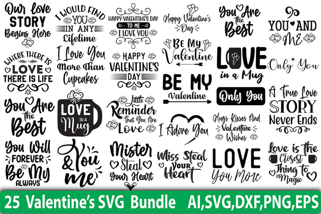 Valentines SVG Bundle SVG nirmal108roy 