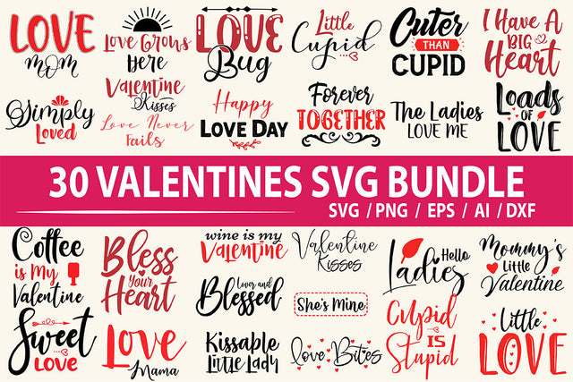Valentines SVG Bundle SVG nirmal108roy 