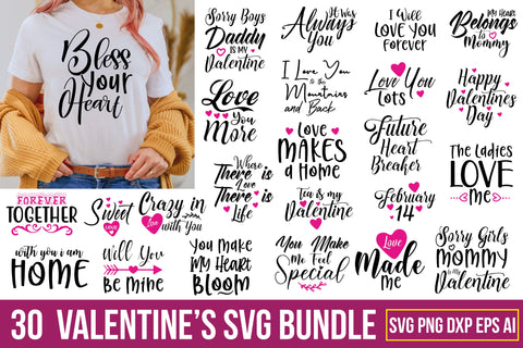 Valentines SVG Bundle SVG nirmal108roy 