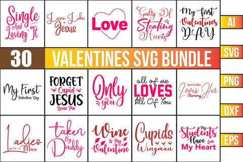 Valentines SVG Bundle SVG nirmal108roy 