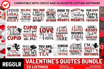 Valentine's Svg Bundle SVG Regulrcrative 