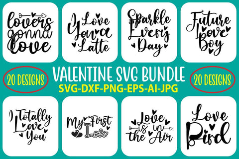 Valentine's SVG Bundle SVG Syaman 
