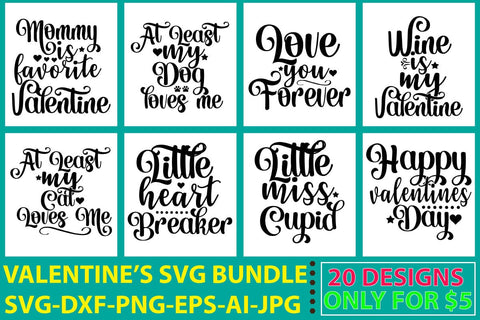 Valentine's SVG Bundle SVG Syaman 