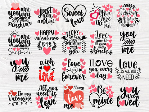 Valentines SVG Bundle, Valentine Svg, Heart Svg SVG TonisArtStudio 