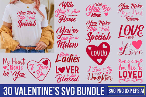 Valentines SVG Bundle, Vol 1 SVG nirmal108roy 