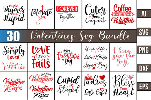 Valentines SVG Bundle, Vol 3 SVG orpitasn 