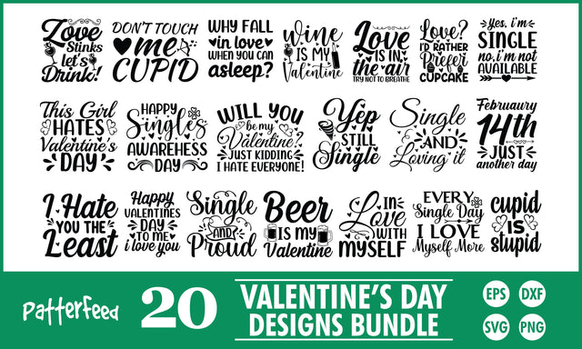 Valentines SVG Designs Bundle SVG PatternFeed8 