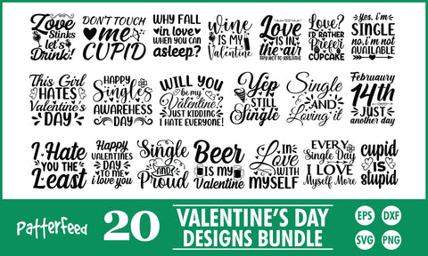 Valentines SVG Designs Bundle SVG PatternFeed8 
