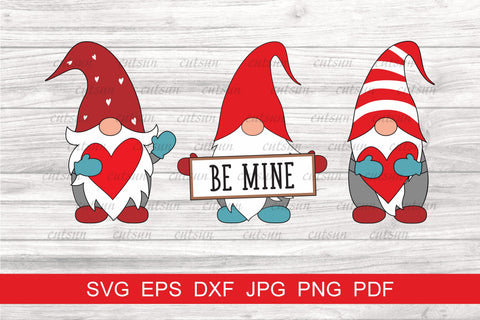 Valentines SVG | Gnomes Valentine SVG | Love gnomes SVG SVG CutsunSVG 