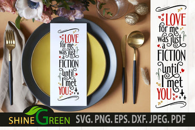 Valentines SVG Love Quote for Valentine Couple SVG Shine Green Art 