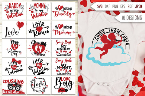 Valentines Svg Mega Bundle. Valentine's Day Svg Bundle. Valentine Quotes Svg. Funny Valentine's Day Designs. Love Svg. Valentine's dxf eps SVG Mint And Beer Creations 