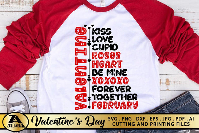 Valentines SVG Valentine Sign SVG Valentine Word Art SVG SVG zoellartz 