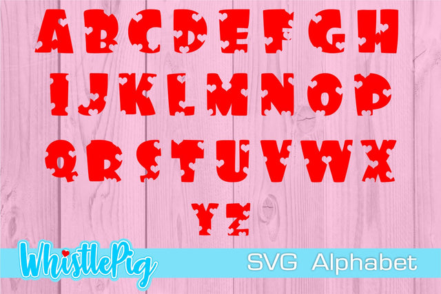 Valentines Svg Valentines Font Valentines SVG Font Valentines Heart SVG Alphabet Valentines Alphabet Svg Valentines Letters SVG Valentines SVG Whistlepig Designs 