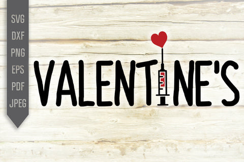 Valentine's Syringe Svg. Vaccine Svg. Valentine's Day Svg. Vaccination Svg. Quarantine Svg. Covid 19 Svg. Funny Valentine's Day dxf eps png SVG Mint And Beer Creations 